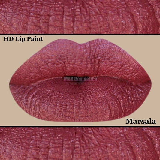 HD Pink Lipstick Lip Paint- Marsala
