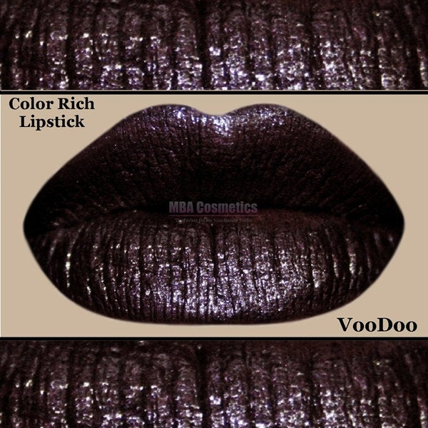 Burgundy/Black Color Rich Lipstick-VooDoo