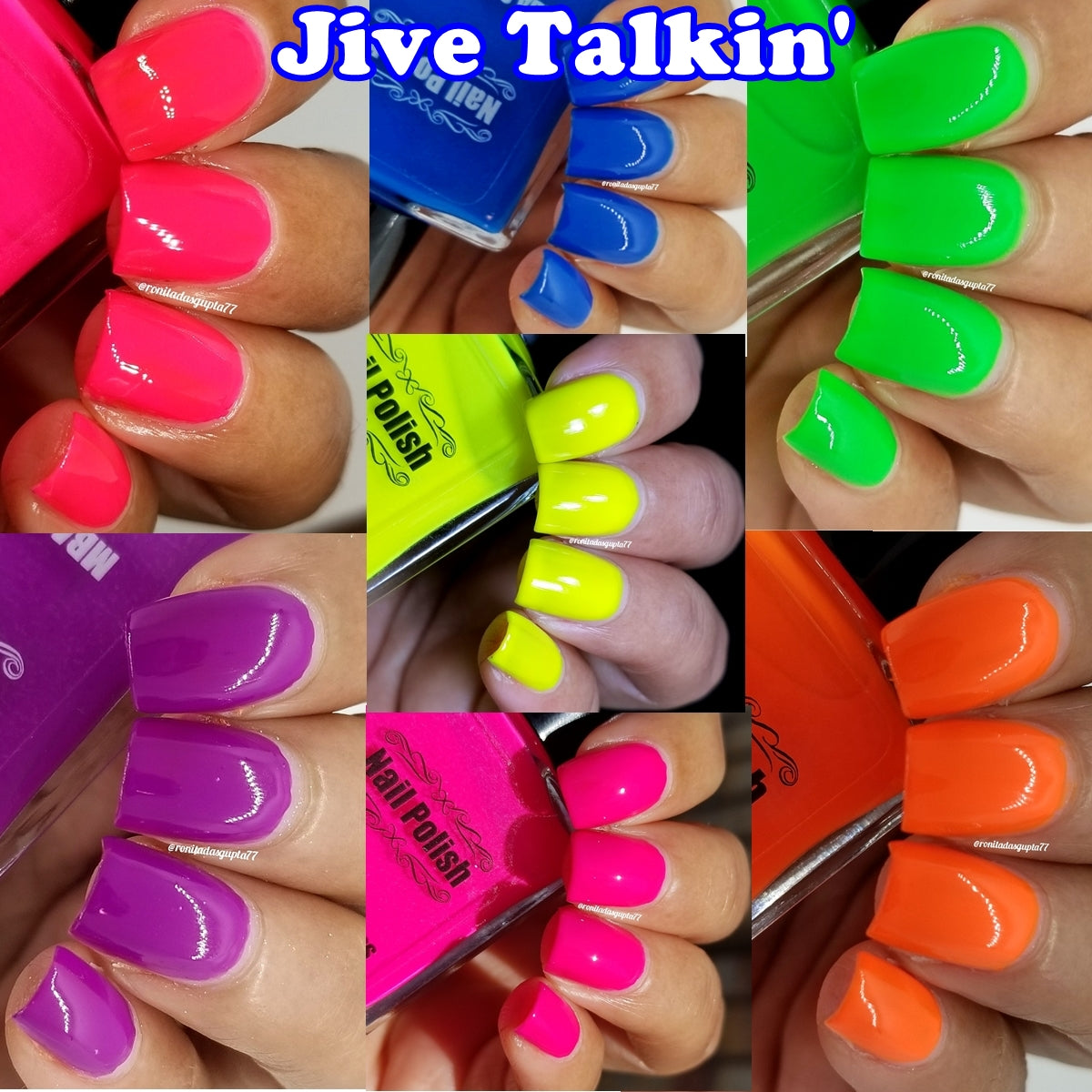 Jive Talkin' Neons Collection-15ml Bottles