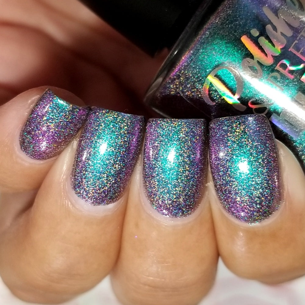 Lavender outlet and green holo batmouth