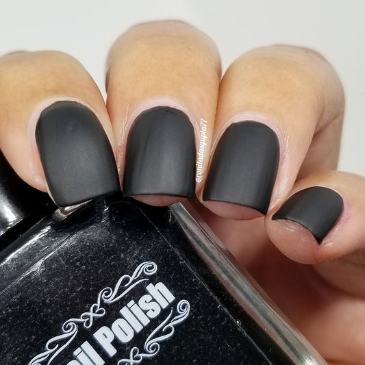 Black Out-Matte Nail Polish Large 15ml