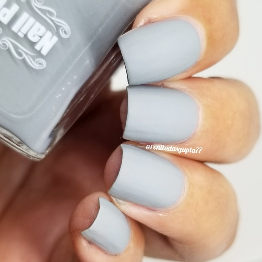 Bling Art False Nails Matte Gel Glitter Polished Manicure Medium Tips With  Glue | eBay